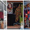 Die ersten Schaufenster sind schon mit Puppen, die Häser der Narrengliederungen tragen, geschmückt.