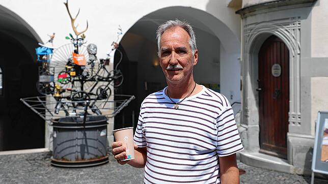Helge Kropat, Abteilungsleiter Steuern der Stadt Konstanz, im Innenhof des Rathauses. Er war damit beauftragt, die Satzung für die ...