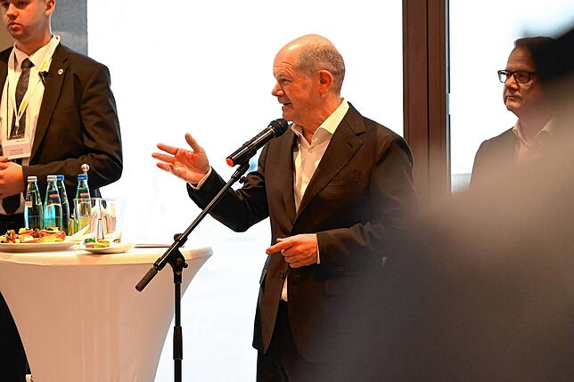 Bild 23: Kanzler Scholz besucht den Hochrhein - das sind die eindrücklichsten Bilder