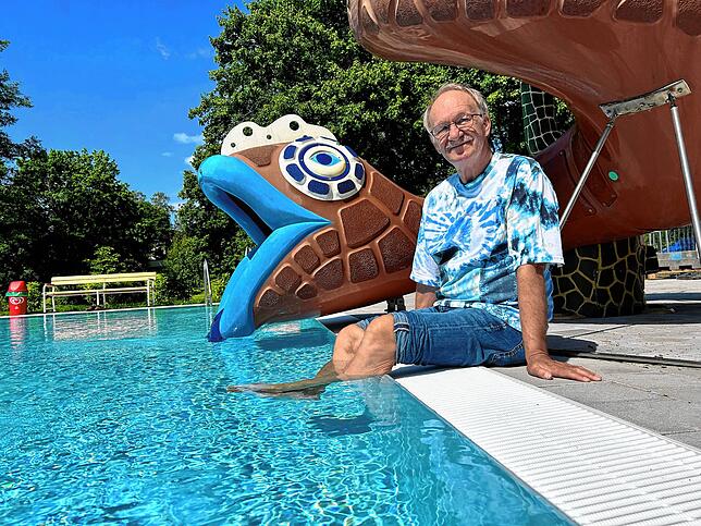 Karl-Heinz Bartsch-Pubanz war vor gut 20 Jahren Gründungsvorsitzender des Fördervereins für das Tannheimer Freibad. Bis heute engagiert ...
