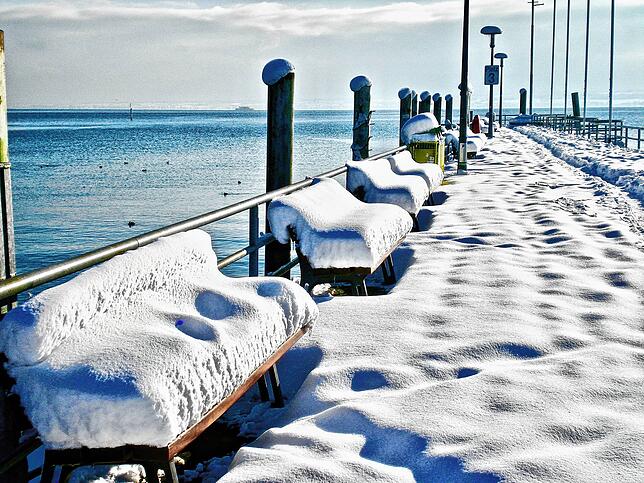 Bild 9: Immer noch überall Schnee: Der SÜDKURIER zeigt die schönsten Bilder der vergangenen Tage