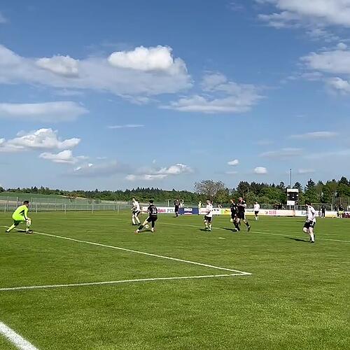 SV Mühlhausen vs SV Denkingen Pfostenschuss 58. Min