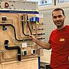 Muhammad Masri während seiner Abschlussprüfung. Der Beruf wurde ihm von seinem Vater in die Wiege gelegt. Heute sei er dankbar für ...