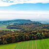 Der Schienerberg (im Bild der Bereich mit Blickrichtung Westen von Schienen aus gesehen). Hier sind Windkraftanlagen geplant. ...