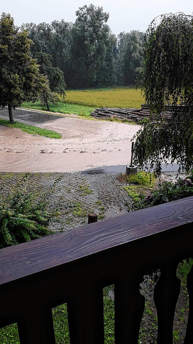 In Aselfingen im Achdorfer Tal war fast jedes Haus betroffen.