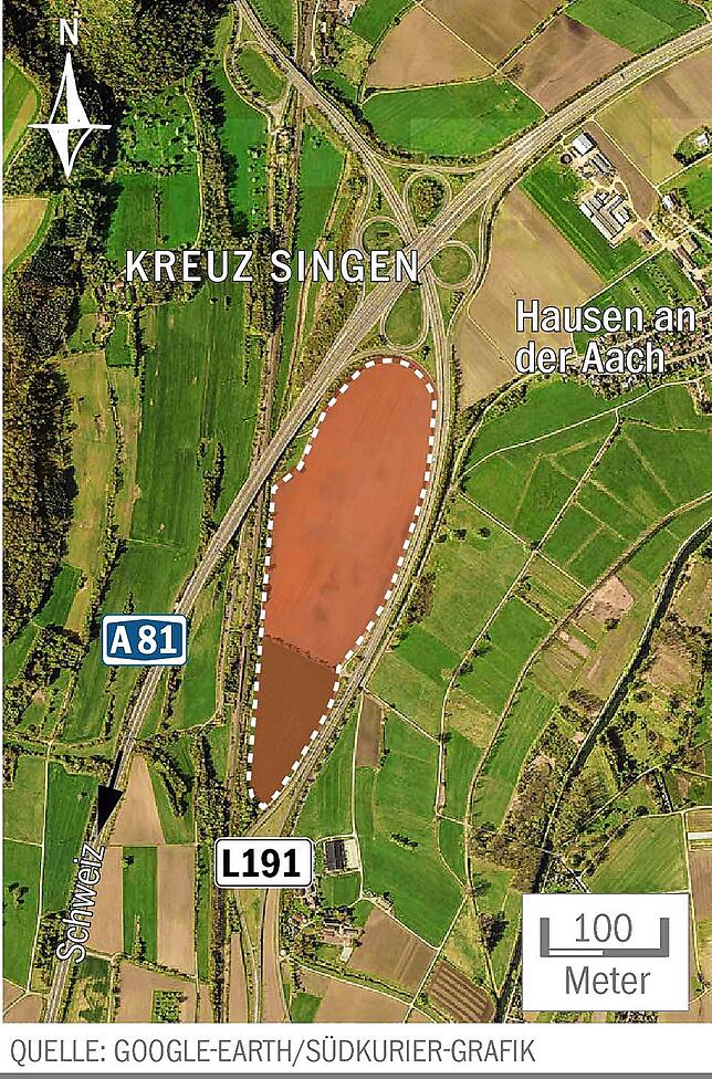 Bild 1: Wo wird das neue Klinikum gebaut? Das sind die fünf konkurrierenden Grundstücke