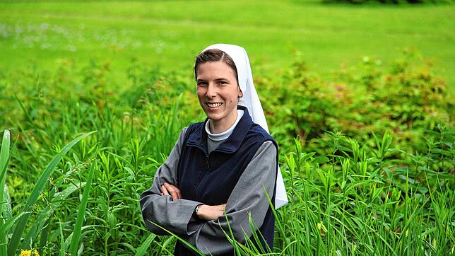 Schwester Marie-Salomé ist das jüngste Mitglied im Kloster Hegne.