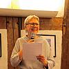 Jutta Binner-Schwarz, eine von drei Vorsitzenden des Schwarzwaldvereins Stühlingen informierte über die im Oktober geplante Ausstellung ...