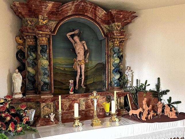 Ein Ort der Stille ist die Kapelle auf dem Schabelhof.