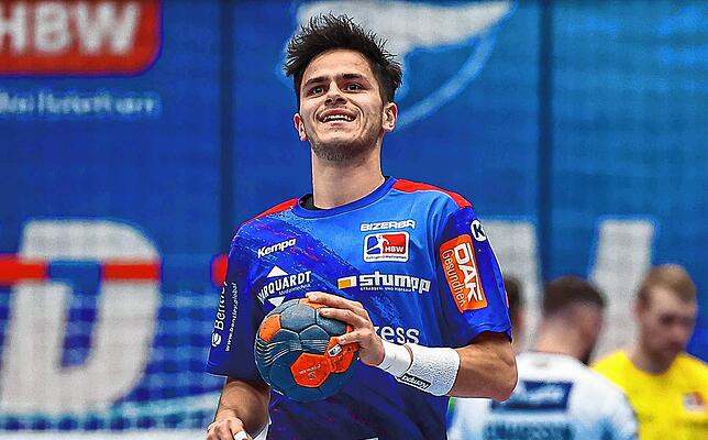 Vergangene Saison kam Volz beim HBW Balingen-Weilstetten in der Bundesliga zum Einsatz. Der Verein spielt diese Saison in der zweiten Liga.