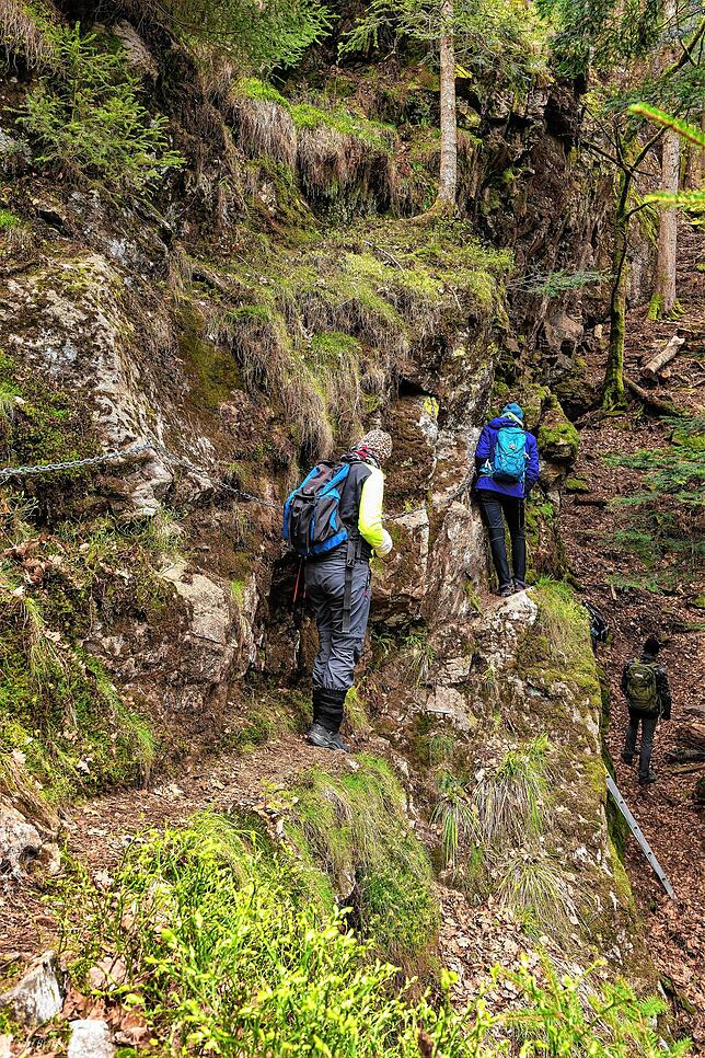 Die Suche abseits der Wege ist im Wehratal riskant.