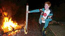 Bild : Die schönsten Bilder vom Funkenfeuer und der Gummistiefelparty in Donaueschingen