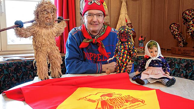 Stephan Glunk, Zunftmeister der Singener Poppele-Zunft, blickt auf die Fasnacht 2021 &ndash; und kann sich trotz des Corona-bedingten ...