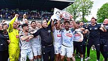Am 1. Juni 2024 feierte der FC 08 Villingen den Aufstieg in die Regionalliga, wo sich die Schwarzwälder in dieser Saison aber schwertun.