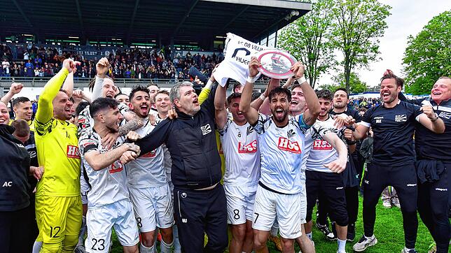 Am 1. Juni 2024 feierte der FC 08 Villingen den Aufstieg in die Regionalliga, wo sich die Schwarzwälder in dieser Saison aber schwertun.