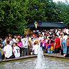 Im Stuttgarter Schlossgarten verfolgten zahlreiche Fans das EM-Spiel zwischen Deutschland und Spanien.