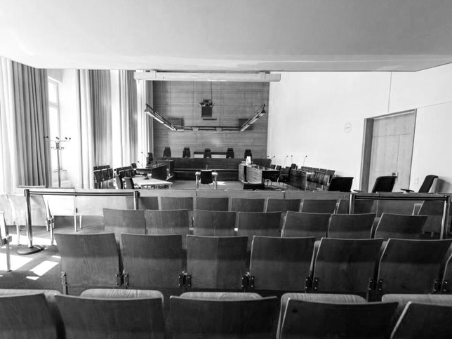 In diesem Saal haben sich Christian L. und Berrin T. in Freiburg für ihre Taten verantwortet.