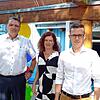 Die Bürgermeister Andreas Schmid (links) und Benjamin Mors weisen auf die Probleme hin, die die Gemeinden haben, um beispielsweise eine ...