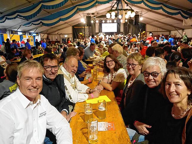 Bild 21: So schön war der Bieranstich auf der Hilzinger Kirchweih