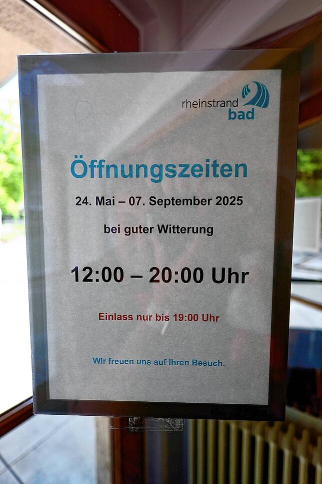 Das Rheinstrandbad Konstanz hat im Vergleich zu früheren Jahren kürzere Öffnungszeiten.