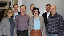 Der Kirchenchor Göggingen wählte in der Jahreshauptversammlung einen neuen Vorstand. v.l. Kassiererin Andrea Beck, Chorleiter Rainer ...