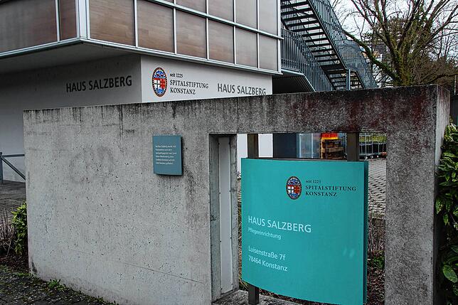 Das Haus Salzberg in der Luisenstraße direkt hinter der Klinik.