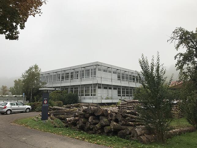Das frühere Schulungsgebäude der Novartis, seit einigen Wochen im Eigentum der Stadt.