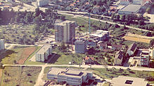 1973 wurde das bis heute höchste Gebäude der Stadt Waldshut-Tiengen fertig gestellt. Geplant war noch ein weiteres Hochhaus, das aber ...