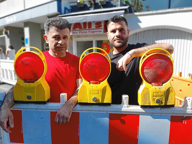 Die beiden Gastronomen aus der Klosterstraße: Mehmet Soytoprak (links) und Bedram Demirdüken (Ali‘s Kebap und Bonate).