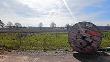 Blick vom aktuell neuesten Abschnitt nach Süden auf die Erweiterungsfläche.