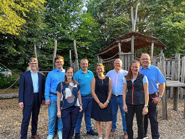 Der neue Ortschaftsrat Riedheim (von links): Christian Kessler, Sabrina Heiß, Jonas Alber, Julia Heimgartner, Bernd Brielmayer ...
