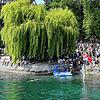 Draußen feiern statt im Club: So voll wie zum am vergangenen Samstag, 31. Mai, zum Campus-Festival ist es im Herosé-Park normalerweise ...