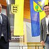 Der Noch-Amtsinhaber und sein Nachfolger: Patrick Stärk (rechts) ist zum neuen Bürgermeister von Mühlhausen-Ehingen gewählt worden. Zu ...