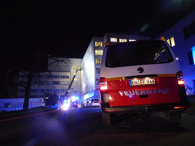 Bild 9: Bilder: Brand im Klinikum Konstanz