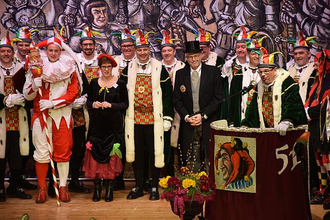Bild 7: Bilder vom Empfang des Stockacher Narrengerichts von Annegret Kramp-Karrenbauer im Bürgerhaus