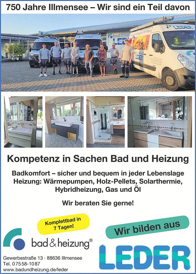 Bild 7: 750 Jahre Illmensee  : Gewerbeschau, Seekino und Kirchenausstellung