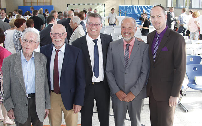 Bild 13: Bilder von der Verabschiedung des Realschulrektors Egon Bäurer