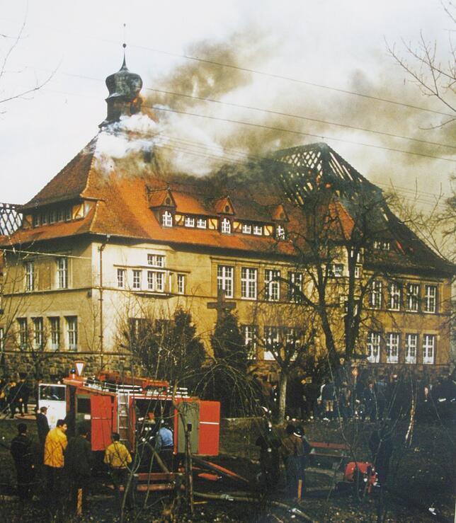 Der Schulhausbrand vor vierzig Jahren ist noch vielen Bräunlinger Bürgern in Erinnerung.