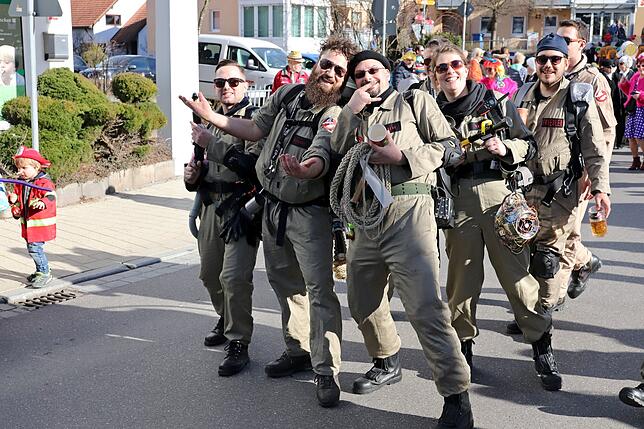 Die Ghostbusters ließen einen mit ihren selbstgebastelten Geräten zum Geisteraustreiben staunen.