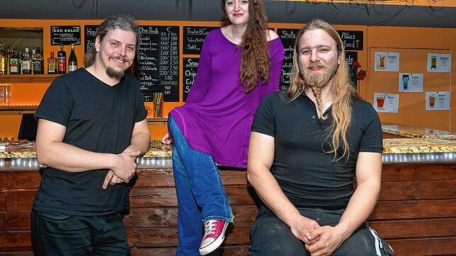 Möchten das "s'bokle" in die Zukunft führen: die Vorstandsmitglieder des Fördervereins Alternative Jugendkultur Radolfzell Daniel ...