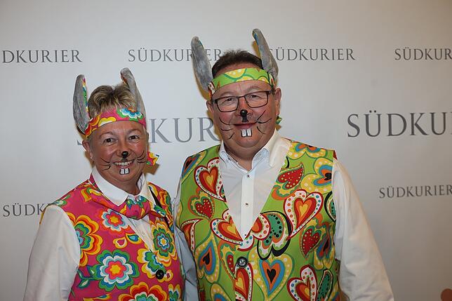 Bild 28: An der SÜDKURIER-Fotowand: Das sind die Gäste der Fernsehfasnacht (Teil 2)