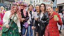 Tiengen fest in Narrenhand: Ein Publikumsmagnet ist jedes Jahr die Hoorige Mess‘ – auch 2024 kamen wieder tausende ins Städtle.