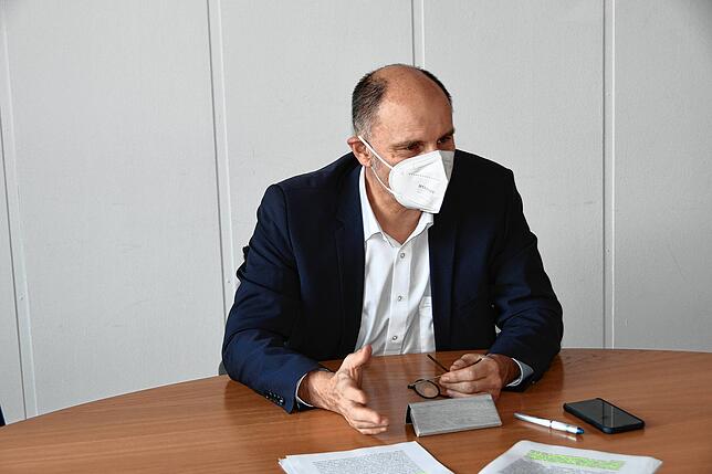 Oberbürgermeister Bernd Häusler im Interview mit de SÜDKURIER.