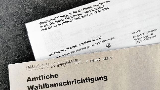 Am Sonntag sind die Wähler in Mönchweiler aufgerufen ihren Bürgermeister zu wählen.