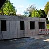 Die Baustelle des Feuerwehrhauses in Schienen im Sommer 2023. Die Gemeinde würde hier gerne vorankommen, aber bei den Ausschreibungen ...