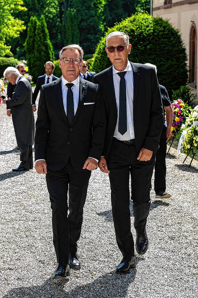 Patrick Lindner und Manager Peter Schäfer.