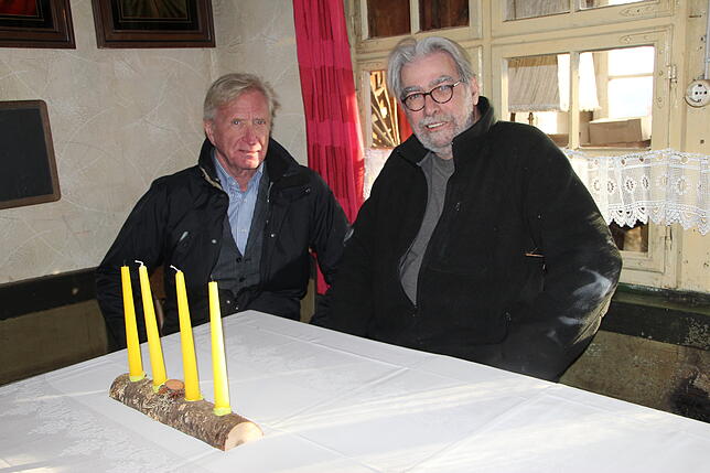 Engagement: Georg Kirschbaum (rechts) ist seit der Gründung des Vereins „Zechenwihler Hotzenhaus“, 2006 der Vorsitzende des Vereins. ...