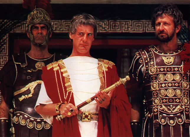 Pilatus mit Sprachfehler und zwei römischen Soldaten: Monty-Python-Fans lieben den Film „Das Leben des Brian“.