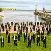 Die Musiker der Südwestdeutschen Philharmonie. Dem Orchester stehen stürmische Zeiten ins Haus &ndash; weniger den Musikern selbst als ...