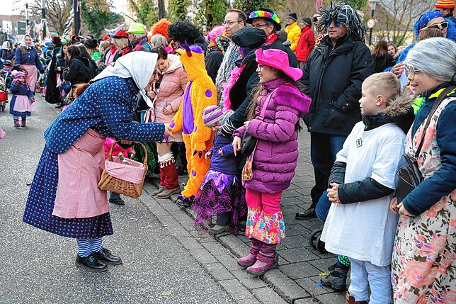Eine närrische Truppe der Singener Liebfrauenkirche.
